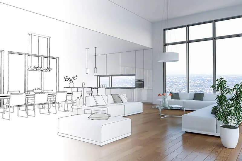 Không gian nội thất được mô phỏng bằng công nghệ 3D